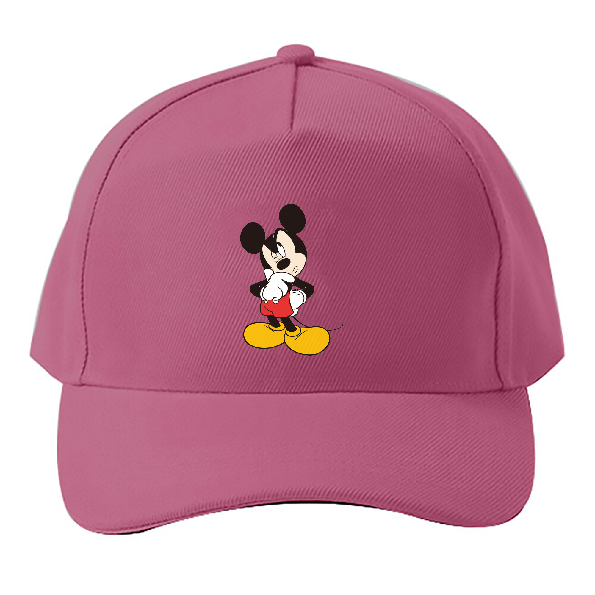 （画像用） ミッキーマウス Mickey Mouse ベースボールキャップ 綿100％ 男女兼用 帽子 スポーツ